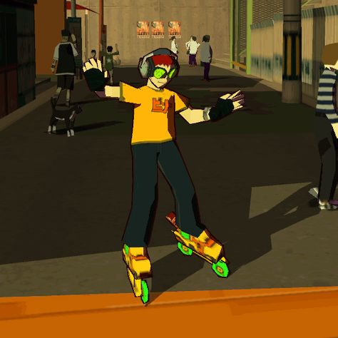 Beat Jet Set Radio Icon, Jet Set Radio Wallpaper, Jetset Radio, Jet Set Radio Pfp, Jet Set Radio Aesthetic, Bomb Rush Cyberfunk Pfp, Jet Set Radio Art, Jet Set Radio Future Wallpaper, Bomb Rush Cyberfunk Fanart