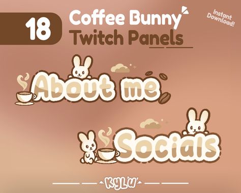 Frog Theme, Twitch Panels, Twitch Overlay, Coffee Theme, Cute Coffee, Cute Fonts, Drawing Inspo, Cute Frogs, Cute Bunny