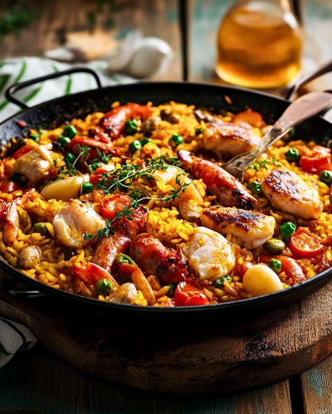 Paella Recipe, Spanish Food, Rice Bowls, Couscous, Food Dishes, Read More, Low Carb, Food And Drink, Rice