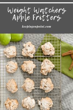 Baked Apple Fritters, Apple Pudding, Keeping On Point, Weight Watchers Meal Plans, Weight Watchers Snacks, Weight Watchers Recipes Desserts, Apple Dessert, Crisp Apple, Fruit Snack