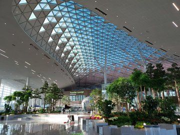 Landscape And Urbanism Architecture, Urban Design Plan, Steel Gate Design, Airport Terminal, Airport Design, 3d Architectural Visualization, Roof Architecture, Architecture Design Drawing, Landscape And Urbanism