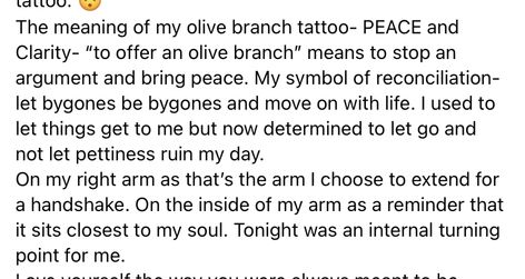 Extending An Olive Branch Quotes, Olive Branch Quotes, Olive Branch Meaning, Olive Branch Tattoo, Branch Tattoo, Olive Branch, Choose Me, Self Improvement, Letting Go