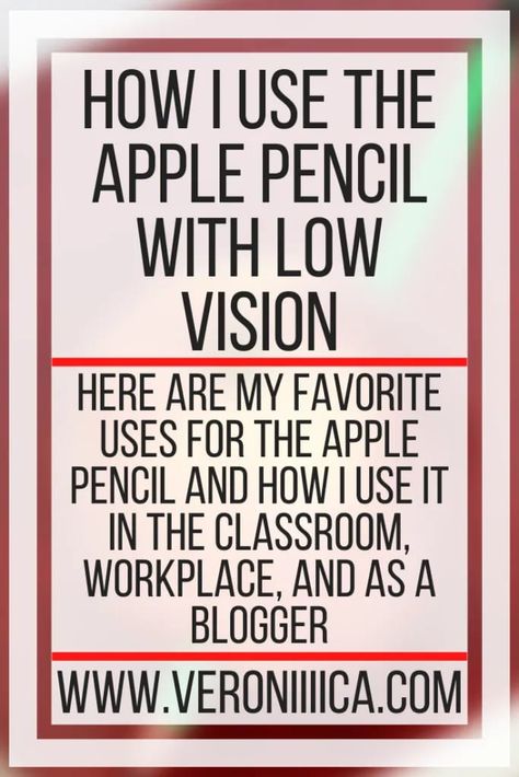 Here are my favorite uses for the Apple Pencil and how I use it in the classroom, workplace, and as a blogger Apple Pencil Hacks, Ipad Tricks, Dysgraphia, Ipad Hacks, Technology Products, Low Vision, Assistive Technology, What To Use, Iphone Hacks