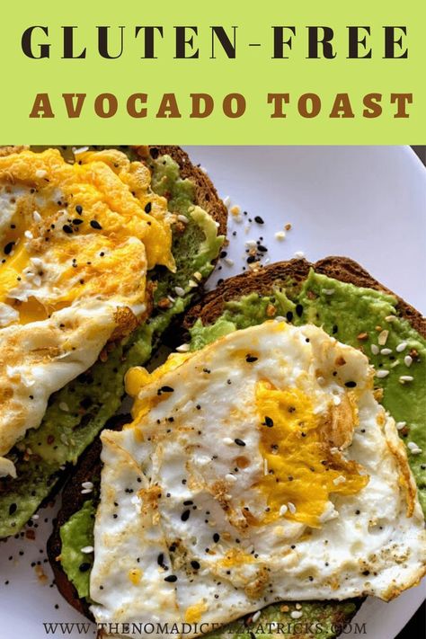 Vegetarian Recipes Dairy Free, Gf Snacks, Avocado Eggs, Toast Avocado, Gluten Free Toast, Gf Breakfast, Avocado Toast Recipe, Gluten Free Recipes For Breakfast, The Best Breakfast