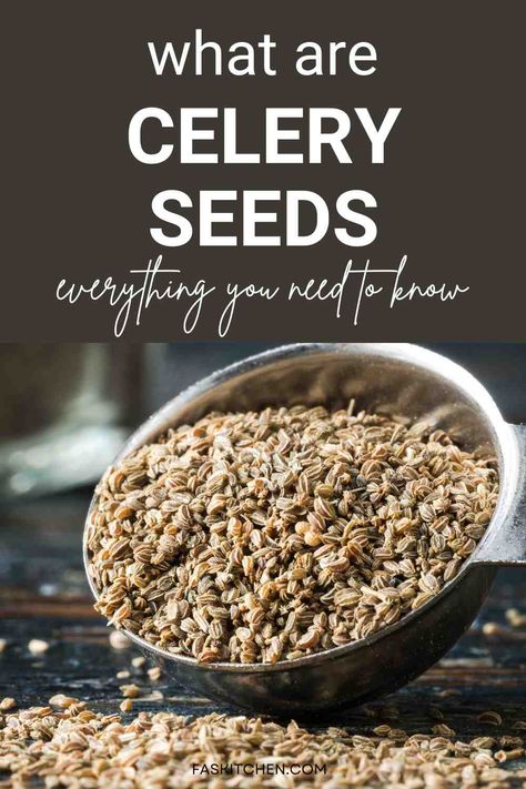 A Pinterest pin showcasing celery seeds with a simple and informative layout. Learn about the nutrition, benefits, and how to use, buy, and store celery seeds. Perfect for spice lovers and those interested in healthy eating. #CelerySeeds #SpiceGuide #HealthyEating