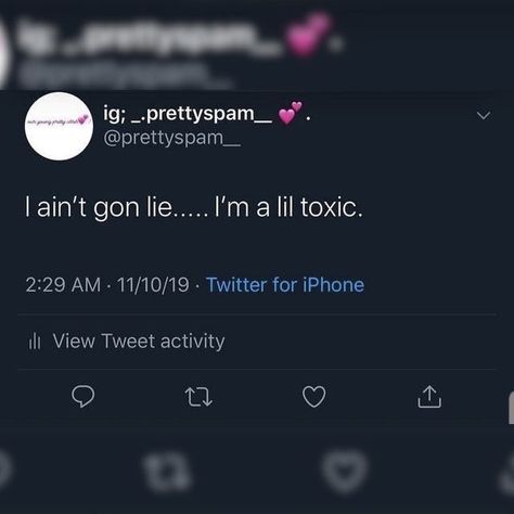 I ain't gon lie ..... I'm li toxic Being Toxic Tweets, Im Toxic Aesthetic, I’m Not Toxic Quotes, We Are Toxic Together Quotes, I Lied Quotes, Toxic Baddie Quotes, Im Toxic Quotes Twitter, Toxic Relationship Mood Tweets, Im Not Toxic Quotes