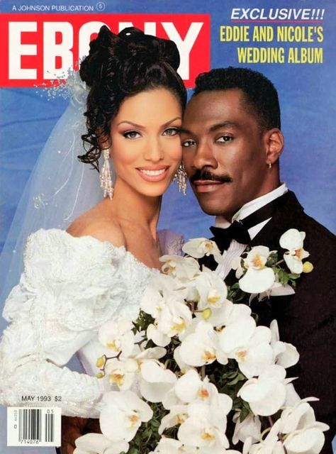 NICOLE MURPHY & EDDIE MURPHY | EBONY MAY,1993 COVER Nicole Mitchell, Nicole Mitchell Murphy, Black Hollywood Glamour, Ebony Magazine Cover, Nicole Murphy, Jet Magazine, Ebony Magazine, Essence Magazine, Black Magazine