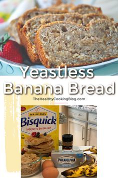 Banana Bread Recipe With Bisquick, Gluten Free Bisquick Recipes, Bisquick Banana Bread, Leftover Bananas, Bisquick Pancakes, Gluten Free Bisquick, Ripe Banana Recipe, Easiest Recipes, Banana Dessert Recipes