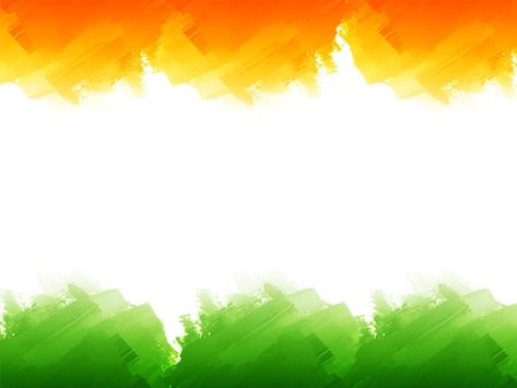 Indian tricolor theme watercolor style r... | Free Vector #Freepik #freevector #india-background #flag-background #tricolor #26-january Congress Background, Tricolor Background, Republic Day Background, Indian Tricolor, Wallpaper Boho, Banner Background Hd, Indian Theme, Phone Wallpaper Boho, Day Background