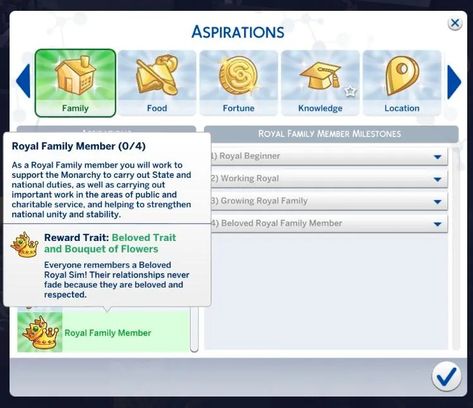 Royal Family Member Aspiration - The Sims 4 Mods - CurseForge Sims 4 Jobs, Kerbal Space Program, Baby News, Sims 4 Game Mods, Royal Family News, Royal Life, King And Queen, Royal Baby, Sims 4 Game