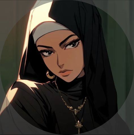 Hijabi Pfp Cartoon, Hijab Anime, Anime Muslim, Hijab Cartoon, Creative Profile Picture, Anime Pixel Art, Girly Art Illustrations, Cartoon Profile Pics, Muslim Girls