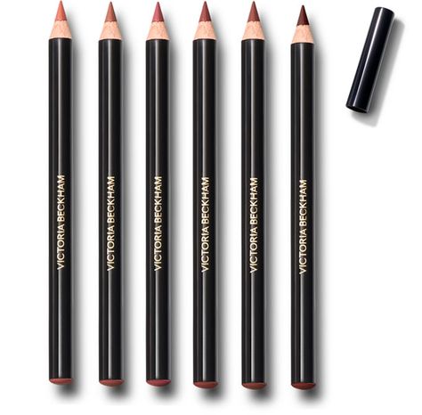 Victoria Beckham Lip Liner, 2000s Beauty Products, Victoria Beckham Cosmetics, Victoria Beckham Makeup Products, Victoria Beckham Beauty Products, Victoria Beckham Makeup, Vogue Makeup, Victoria Beckham Beauty, Lip Liners