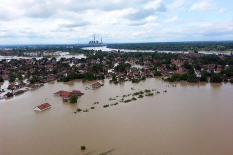 Serbia Flood 2014 Fund on GoFundMe - $1,025 raised by 25 people in 3 days.  Serbia Flood 2014 Fund  " My name is Matt Trinetti. I'm not Serbian. Nor do I live in Serbia. But I'm raising money for the flood relief in Serbia. More on this below. But first... Flooded House, Land Mine, Water Flood, France Culture, How To Raise Money, Natural Disasters, Aerial View, Serbia, Dolores Park