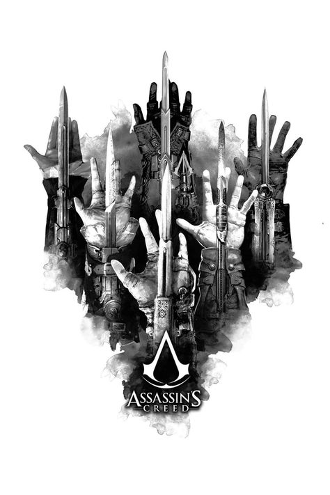 Assassin's Creed Hd, Assassins Creed Tattoo, All Assassins, Assassin's Creed Hidden Blade, Assasing Creed, Assassins Creed Logo, Creed Wallpaper, Assassin's Creed Ezio, Assassin's Creed Black