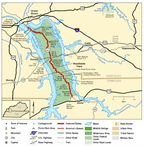 There are all sorts of ways to explore this region, especially for outdoor enthusiasts. Hiking, paddling, horseback riding, and biking -- you can do it all at this epic outdoor playground. But for those looking for a laid-back <i>tour de force</i> with dashboard views for days, the Woodlands Trace National Scenic Byway runs north/south along Kentucky Lake, right through the heart of the Land Between the Lakes. Land Between The Lakes Kentucky, Travel Kentucky, Kentucky Vacation, Kentucky Lake, Land Between The Lakes, Kentucky Travel, Vacation 2024, Motorcycle Rides, Staycation Ideas