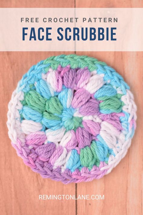 Face Wash Cloth Crochet, Crochet Cotton Pads Free Pattern, Crochet Face Scrubs Free Pattern, Face Scrub Crochet Pattern Free, Makeup Scrubbies Crochet Pattern, Easy Face Scrubbies Crochet, Crochet Face Pads Free Pattern, Crochet Bath Scrubbies Free Pattern, Crochet Makeup Pads