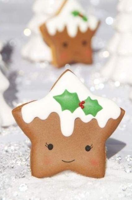 Star Ideas, Christmas Cupcakes Decoration, Cookies Gingerbread, Best Cookies, Tree Star, Christmas Tree Star, Cookies Christmas, Xmas Cookies, Christmas Cookies Decorated