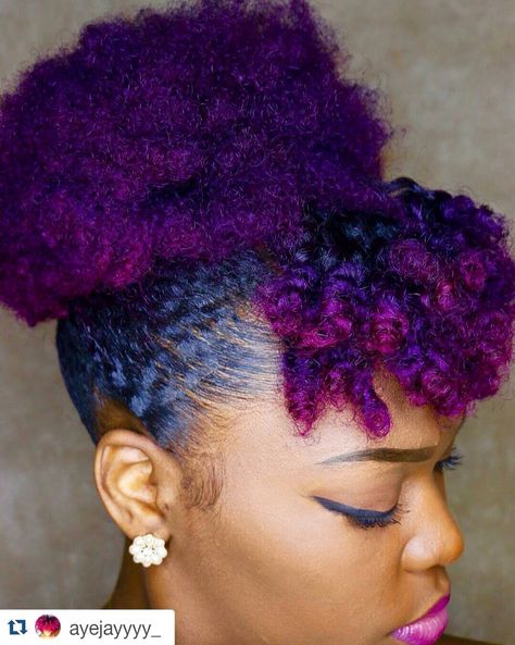 ❤️ Purple Hair, Blue Hair, Natural Hair, Black Hair, Violet, Twist, Purple, Hair, Pink