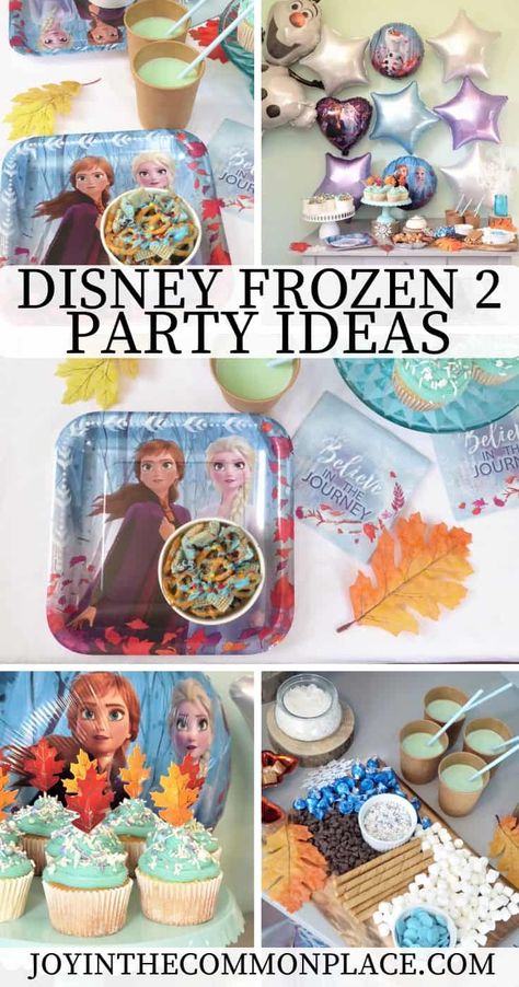 Are you planning a Frozen 2 party soon? Learn how to set up a hot chocolate station and Frozen 2 themed party! Discover easy snacks, simple decorations and fun topping ideas! | Disney Frozen 2 | Kids' Party Ideas | Party Planning | Frozen 2 Movie | Hot Cocoa Bar | Hot Chocolate Bar | Balloons: @anagramballoons #sponsored #ad Cupcake liners, sprinkles, & treat cups: @sweetsandtreats #ad Party Hot Cocoa Bar, Frozen Birthday Party Food, Olaf Birthday Party, Hot Chocolate Station, Frozen Birthday Party Decorations, Chocolate Station, Olaf Birthday, Elsa Birthday Party, Frozen Decorations