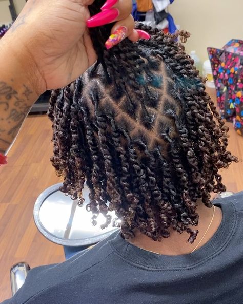 Starter Locs Two Strand Twist Short, Small Starter Locs Two Strand Twist, Diamond Part Locs, Two Strand Twist Starter Locs 4c Hair, Small Starter Locs Black Women, Short Two Strand Twist Locs, Starter Locs Black Women, Starter Locs Two Strand Twist, Two Strand Twist Starter Locs