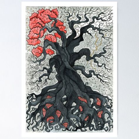 Get my art printed on awesome products. Support me at Redbubble #RBandME: https://www.redbubble.com/i/poster/Roots-of-Resilience-Symbolic-Tree-Nature-Spirit-by-MagicArtByMe/165656692.LVTDI?asc=u Nature Spirits, Tree Roots, The Roots, Sale Poster, Awesome Products, Art Decor, Wall Art Decor, My Art, Art Prints