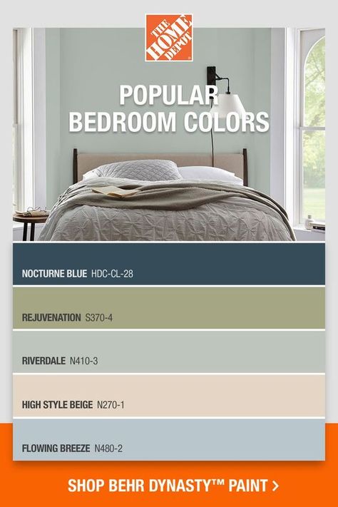 Popular Bedroom Colors, Green Wall Color, Colors Bedroom, Color Palette Inspiration, Paint Color Inspiration, Palette Inspiration, Favorite Paint Colors, Bedroom Wall Colors, Bedroom Color