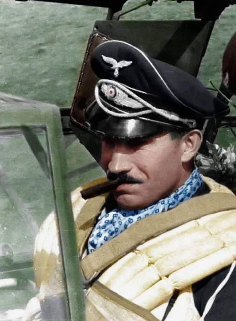 Adolf Galland, Military Costume, Luftwaffe Pilot, Wwii Uniforms, Bf 109, Messerschmitt Bf 109, German Soldiers Ww2, Wwii Photos, German Uniforms