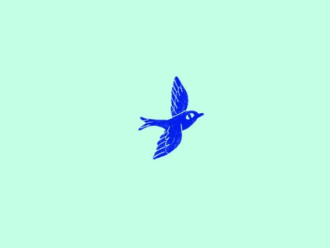 Bird Gif Animation, Bird Flying Animation, Air Animation, Birds Animation, Blue Bird Illustration, Blue Bird Logo, Bird Animation, Fly Gif, Bird Doodle