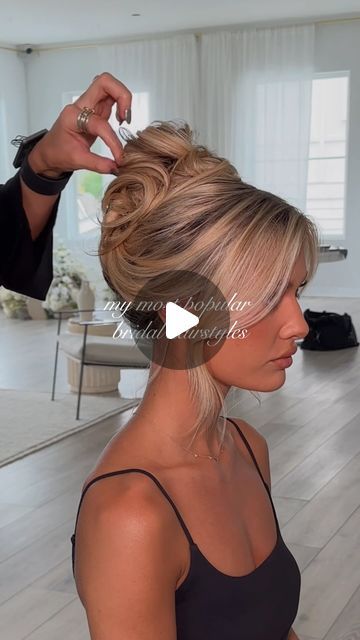 Brielle Bahr | Hair & Makeup Artist on Instagram: "from january to now, these 8 styles have been my most requested of 2024 so far 💍 which is your fav?        wedding hair stylist, bridal makeup artist, high bun, French twist, low bun, glam waves, bridesmaid hair, Atlanta makeup artist, destination wedding hair and makeup"