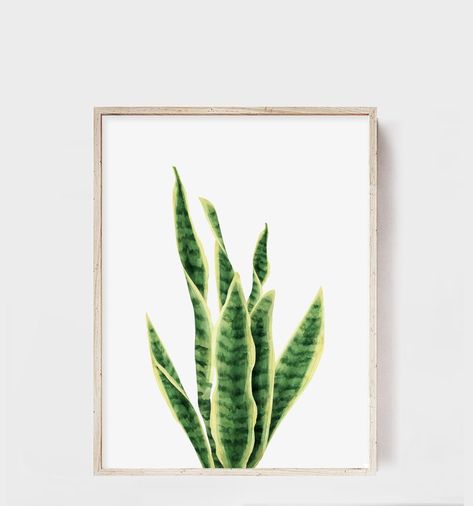 Audrey Hepburn Wall Art, Sansevieria Plant, Plant Wall Decor, Green Art Print, Plant Art Print, Nordic Print, Green Leaf Print, Holiday Wall Art, Inspirational Quotes Wall Art