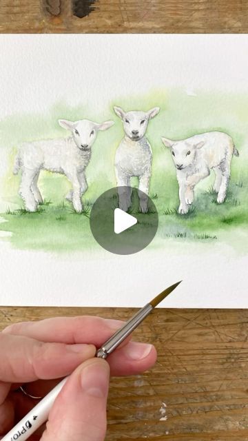 Easter Watercolor, Watercolor Tutorials, Art Videos Tutorials, Art Animals, Watercolour Tutorials, Art Tutorial, Crafty Craft, Art Tutorials, Watercolor Art