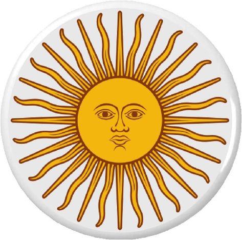 AmazonSmile: Tribal Sunshine 2.25” Large Magnet Sun: Home & Kitchen Inca Sun God, Tattoo Trash, Inca Empire, Sun God, Pop Art Wallpaper, Sun Art, Retro 70s, National Flag, Vintage Summer