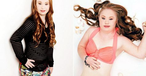 Madeline Stuart, 18, who has Down's Syndrome, has thrived as a model and wants society to recognise that those with the condition can be 'sexy and beautiful' Madeline Stuart, Beauty