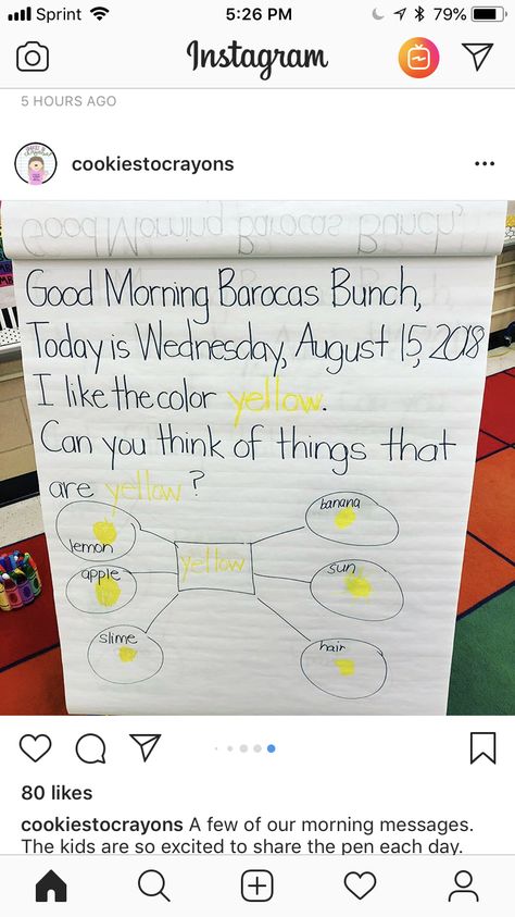 Preschool Morning Message, Morning Message Kindergarten, Kindergarten Circle Time, Learning Colors Preschool, Classroom Photo, Name Activities Preschool, Morning Circle, Morning Ideas, Chat Messages