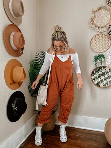 Fall Boho Work Outfits, Boho Outfits Plus Size, Salon Outfit Ideas, Spring Jumpsuit Outfit, Boho Mom Outfits, Casual Errands Outfit, Plus Size Summer Outfits 2023, Errands Outfit Spring, Momma Outfits