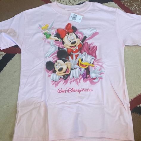 Brand New With Tags Youth Small Walt Disney World Tshirt. Perfect For Your Next Wdw Vacation. Pink Disney Shirt, Disney Graphic Tees, Little Mermaid Outfit, Disney Trip Outfits, Disney Outfits Women, Disney Fits, Toy Story Shirt, Disney Trip Shirts, Trip Shirts