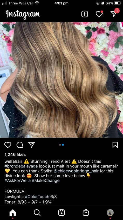 Wella Formulas Lowlights, Blonde Formulas, Wella Formulas, Hair Formulas, Balayage Hair Tutorial, Wella Hair Color, Color Formulas, Bronde Balayage, Hair Color Formulas