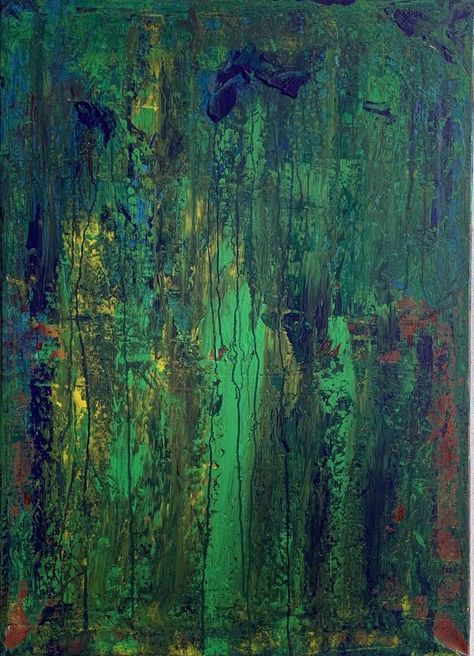 Original Abstract Painting by Basar Yucel | Abstract Art on Canvas | RAINFOREST Check more at https://codlu.com/us/original-abstract-painting-by-basar-yucel-abstract-art-on-canvas-rainforest/ Abstract Jungle Painting, Rainforest Painting, Paint Board, Turkey Painting, Jungle Painting, Forest Cat, Painting Subjects, Modern Canvas Art, Forest Painting