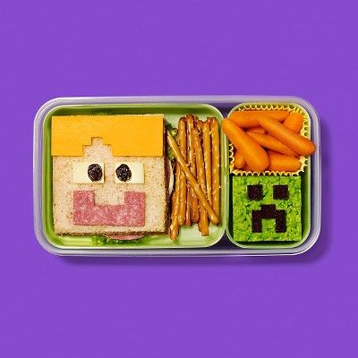 Minecraft Lunch, Target Recipes, Mod Target, Fun Kid Lunch, Bento Box Lunch For Kids, Kindergarten Lunch, Target Food, Kids Packed Lunch, Kid Lunches