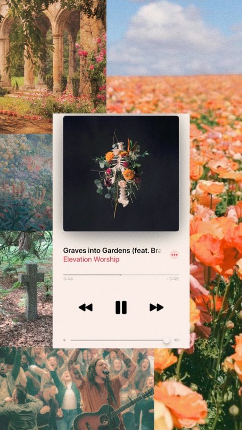 A collage I made regarding the song title. It’s a beautiful worship song, you should give it a listen. Graves Into Gardens, Brandon Lake, Elevation Worship, Worship Songs, Garden Living, A Collage, The Song, Worship, Lake