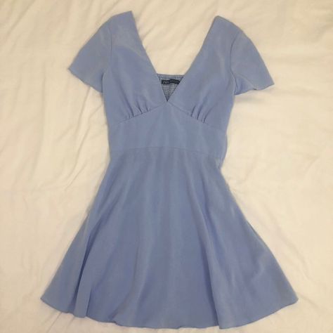 Blue Dress Aesthetic, Baby Blue Dress, Baby Blue Dresses, Dress Aesthetic, Dream Clothes, Blue Dress, Classy Outfits, Pretty Dresses, Diy Clothes