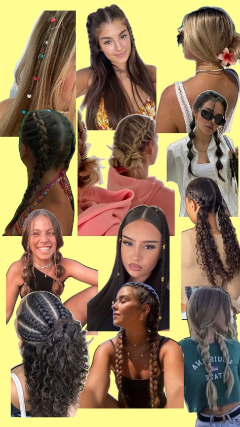 Pool Day Hair, Disney Hairstyles, Church Hairstyles, Hairstyle Examples, All Types Of Hair, Disney Hair, Cute Simple Hairstyles, Hair Inspiration Short, Hairstyles For Layered Hair