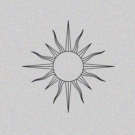 Traditional Style Sun Tattoo, Sun Drawing Tattoo, Mini Tattoos Sun, Tatoos Sun, Sun Hand Tattoo, Sun Drawing Design, Sonne Tattoo, Sole Tattoo, Small Sun Tattoo