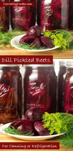 Canning dill pickled beets Pickled Beets Recipe, Pickled Foods, In A Pickle, Pickled Eggs, Canning Ideas, Pickled Beets, Beet Recipes, Pickled Veggies, Canning Food