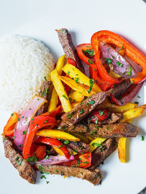 Peruvian Lomo Saltado Cooking Class - Online, 12/8/24 Peruvian Lomo Saltado Recipe, Lomo Saltado Recipe Peruvian, Chicken Lomo Saltado Recipe, Peruvian Recipes Lomo Saltado, Lomo Saltado Recipe, Vegan Lomo Saltado, Lomo Saltado, Crispy French Fries, Wok Cooking