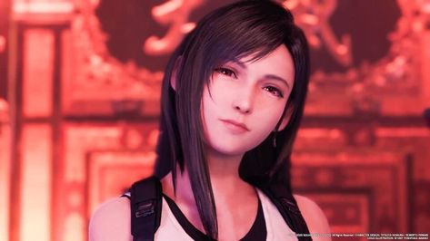 Tifa Lockhart, Wall, Hair