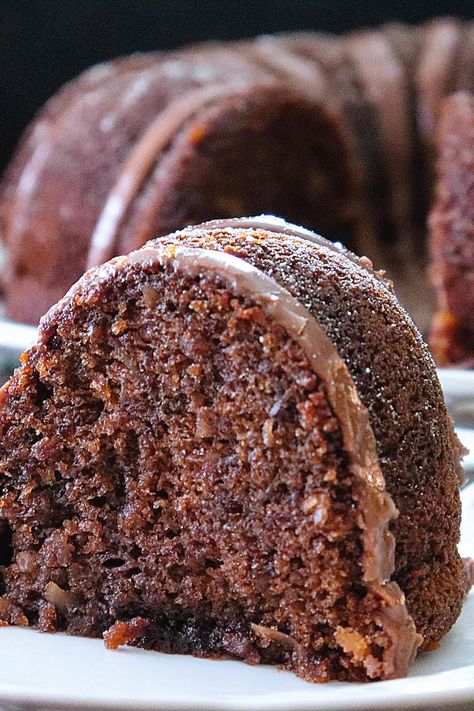 Inside-Out German Chocolate Bundt Cake German Chocolate Bundt Cake, German Chocolate Icing, Bundt Cake Mix, German Chocolate Cake Recipe, Cookie Brownie, German Chocolate Cake Mix, Pecan Desserts, German Cake, Chocolate Bundt