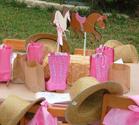 diy western decor | used several carts to make my projects. The cute horses on the table ... Diy Horse Party Decorations, Horse Party Ideas For Girls Diy, Cowgirl Centerpieces, Cowgirl Themed Party, Horse Party Decorations, Diy Western, Pony Birthday Party, Horse Birthday Parties, 5th Birthday Party