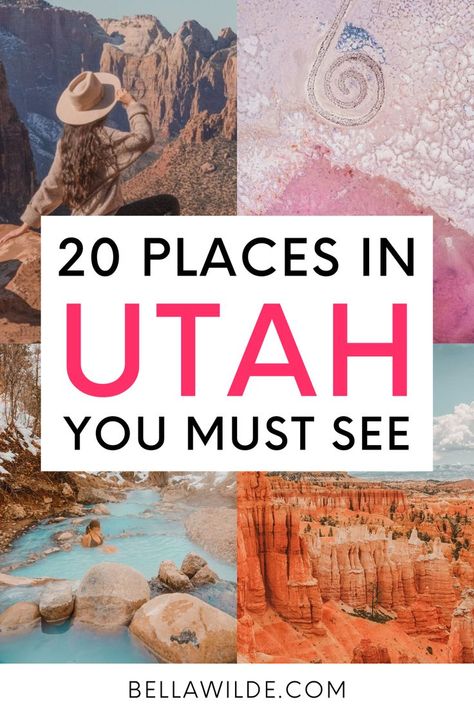 Utah Hot Springs, Utah Itinerary, Road Trip Utah, Utah Travel Guide, Utah Salt Lake City, Utah Bucket List, Things To Do In Utah, Utah Summer, Utah National Parks Road Trip