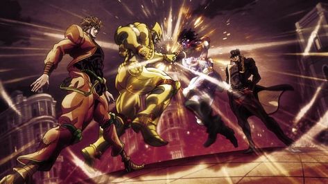 Star Platina vs Za Warudo, Dio vs Jotaro Jotaro Vs Dio, Arte Ninja, Edward Elric, Jotaro Kujo, Jojo Memes, Cowboy Bebop, Plot Twist, Jojo Bizzare Adventure, Fullmetal Alchemist